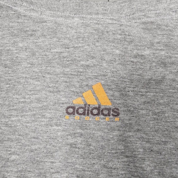 Vintage Adidas Tshirt Mens xl Soccer 90s Y2K Trefoil Mountain Tag Skater Street - Picture 6 of 10